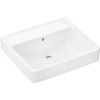 HANSGROHE Xanuia Q závesné umývadlo bez otvoru, s prepadom, 550 x 480 mm, biela, s povrchom SmartClean, 61146450