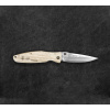 MCUSTA Sengoku White Micarta Damascus 8,5 cm - japonský skladací prežitie nôž z damaskej ocele