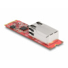 Delock 62985 konvertor rozhrania [1x Gigabit LAN (1/2,5 Gbit/s) - 1x M.2 Key B zástrčka, M.2 Key M zástrčka]; 62985