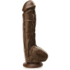 SCALA OHROMNÝ 23 cm REALISTICKÝ PENIS - DILDO S PŘÍSAVKOU - 72980704