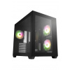 FSP FSP/Fortron CMT380A/Midi Tower/Transpar./Černá POC0000173