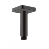 Hansgrohe Vernis Shape Prívod od stropu 10 cm, matná čierna 26406670-HG