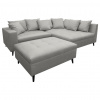 MID.YOU ROHOVÁ SEDACIA SÚPRAVA, textil, sivá - Online Only obývacie izby - 001628000312