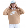 Chlapčené mikiny Nike Kids Sportswear Club Fleece - hemp/white - Hnedý (S)