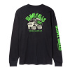 SANTA CRUZ tričko - Mike Giant Van L/S T-Shirt Black (BLACK) veľkosť: M