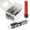 Vosková krieda na pneumatiky, biela - PREMIUM - 12 ks + rám - Stix