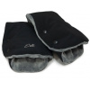ESITO Rukávnik na kočík Golf Softshell Black/Grey RFX - čierna/sivá