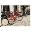 Drevený obraz Bicycle, viacfarebná