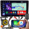 Autorádio 2 DIN Android CarPlay WiFi FM RDS GPS 9