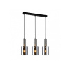 Italux Sardo PND-5581-3-SC+SG závesné svietidlo Sardo 3x40W E27 saténový nikel, dymové sklo