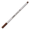 Vláknový fix s flexibilným štetcovým hrotom STABILO Pen 68 brush hnedá [1 ks]