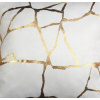 Obrús na stôl - Obrus 140 x 35 cm Obdĺžnik (DEKORATÍVNY RUN bežec 35x140 WUSTE ECR GOLDEN VELVET)