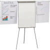 Franken flipchart X-tra! Line® Standard Plus (š x v) 68 cm x 105 cm svetlosivá vr. odkladacie poličky, vr. držiaka papiera, umývateľný, výškovo nastaviteľný,; EL-FC22