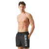 Pánske plavky MEDIUM DRAWSTRING KM0KM01004 BEH black - Calvin Klein M