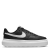 Nike Court Vision Alta Leather Womens Trainers Black/White 8 (42.5)