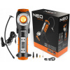 Akumulátorový kompresor / 12V 10 bar Baterka LED 800lm 4v1 NEO TOOLS