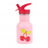 A Little Lovely Company – antikorová jednostenná fľaša na pitie, 350 ml – veselé čerešničky