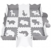 Penové puzzle EVA Puzzle podložka Safari 31,5 x 31,5 x 1 cm (25 ks) (8595608809985)