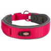 PREMIUM obojok extra široký, L-XL: 53-62 cm/50 mm, fuchsia/grafit