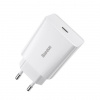 Mini nabíječka Baseus CCFS-SN02 Speed USB-C 20W, bílá
