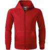 Malfini Trendy Zipper Detská mikina 412 červená 122