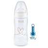 NUK FC+ fľaša s kontrolou teploty 300 ml, 0-6m Biela ks