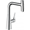 Hansgrohe 73822000 Metris Select M71 kuchynská páková batéria s vyťah. sprškou, chróm 73822000