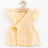 Letné dojčenské mušelínové šaty New Baby Leny peach 56 (1-2m) Podľa obrázku