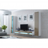 Cama Meble Obývačka VIGO NEW 5, biely mat/latte lesk