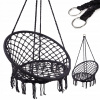 Závesné hojdacie kreslo - Swing Storky hniezdo so spätným spätným čiernym 80 cm (Swing Storky hniezdo so spätným spätným čiernym 80 cm)