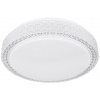 Globo 41749-12 LED stropné svietidlo Ovi 1x12W | 890lm | 2700-4200-6500K - trblietavý efekt, stmievateľné, biela, opál