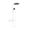 Hansgrohe Raindance Alive S - Sprchový set s termostatom, priemer 30 cm, 3 prúdy, EcoSmart, matná biela 24583700