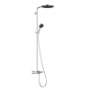 Hansgrohe Pulsify S Puro - Sprchový set s vaňovým termostatom, priemer 26 cm, 3 prúdy, EcoSmart, chróm 24232000