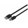 UTK UNITEK Y-C420GBK USB kábel USB 2.0 3 m USB A USB B Čierna