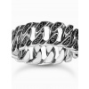 Thomas Sabo TR2501-643-11-64 Unisex Ring - Chain links black stones silver