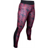 Hayashi Leggings, tights “Flowers” - black-red, size XS Size: L, Color: Black - Red