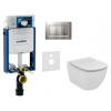 Geberit SET Kombifix 110.302.00.5 +WCzávesné Id.Stand. TESI +sedátko +Sigma30 ChrM/Chróm 110.302.00.5 NF7