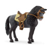 Schleich 42708 Klisna Pura Raza Espanola Stallion se sedlem a uzdou