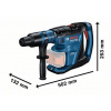 Bosch Akumulátorové vŕtacie kladivo BITURBO s SDS max GBH 18V-40 C 0611917120