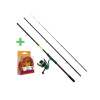 DELPHIN - Feederový set Prút Wasabi 3 m 100 g + Navijak ELIXIR 3T + Vlasec