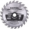 Kotúč pílový s SK zubami, ⌀165x2,6x20mm, 24T EXTOL PREMIUM