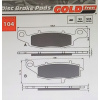 BRZDOVÉ DOŠTIČKY GOLDFREN 104 AD SUZUKI KAWASAKI,