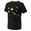 Detské tričko Wilson Planetary Tech Tee B black