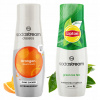 Sirupy SodaStream Orange Zero Pomaranč bez cukru + Lipton Ice Tea Green