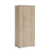 BASIC Policová skriňa , so zámkom, 80x40x182,1cm, dub dub Sonoma