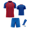 Futbalová sada Givova Kit Tratto pre celé mužstvo, od 12 ks, modrá/ červená počet ks v sade: 12 hráčskych setov