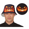 Klobúk s desivou tekvicou na Halloween