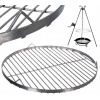 Grilovací rošt kruhový nerez Ø600 mm (GRILOVACIA MRIEŽKA PRE STOJÍK okrúhly NEREZ LESK NEREZ INOX Ø600 mm)