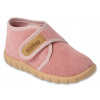 Befado detské papuče na suchý zips ružové, veľkosť 22