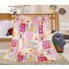 Bellatex ELLA dětská deka - 75x100 cm růžový patchwork